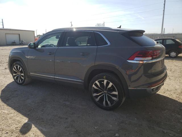 1V2FE2CA4NC219589 - 2022 VOLKSWAGEN ATLAS CROS SEL PREMIUM R-LINE GRAY photo 2