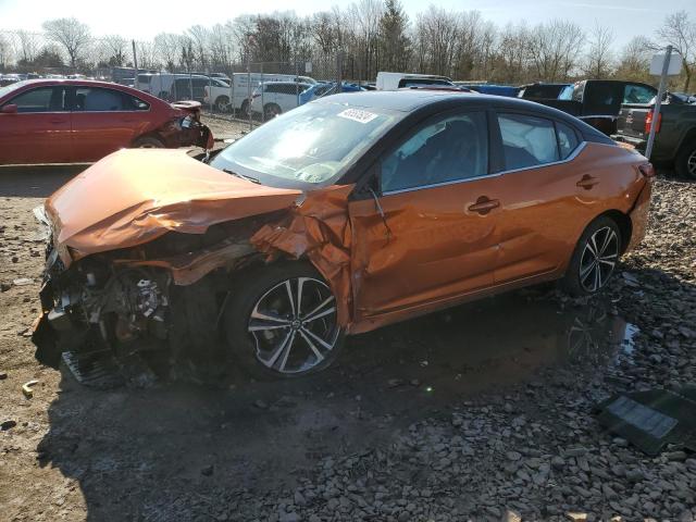 3N1AB8DV7LY304586 - 2020 NISSAN SENTRA SR ORANGE photo 1