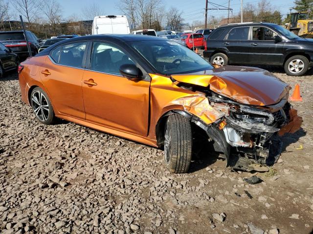 3N1AB8DV7LY304586 - 2020 NISSAN SENTRA SR ORANGE photo 4