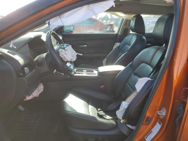 3N1AB8DV7LY304586 - 2020 NISSAN SENTRA SR ORANGE photo 7