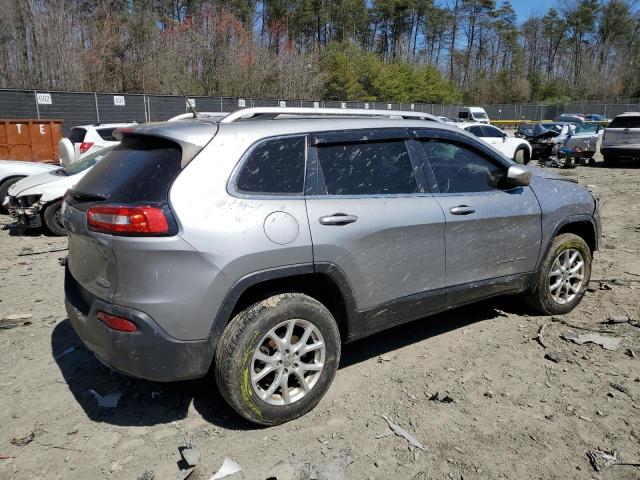 1C4PJMCBXFW564308 - 2015 JEEP CHEROKEE LATITUDE SILVER photo 3