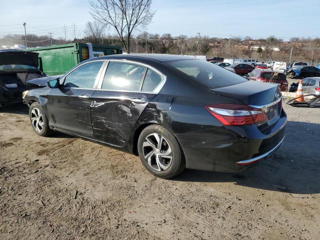 1HGCR2F35HA259977 - 2017 HONDA ACCORD LX BLACK photo 2