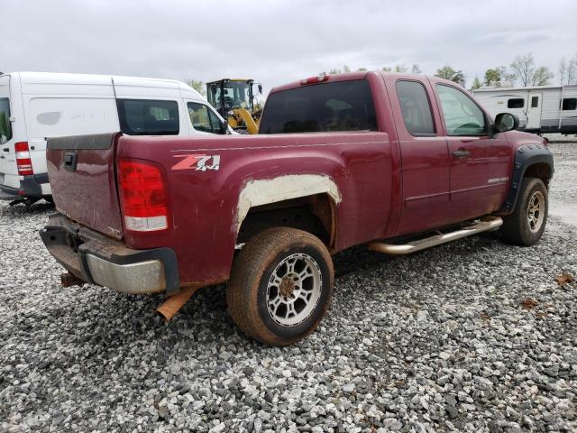 1GTHK29K47E540624 - 2007 GMC SIERRA K2500 HEAVY DUTY BURGUNDY photo 3