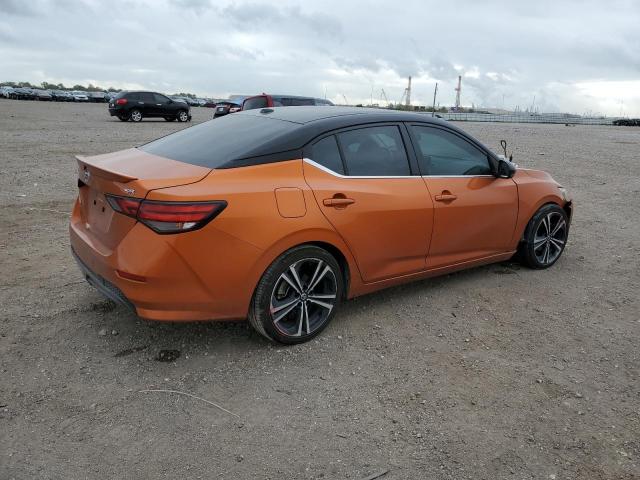 3N1AB8DV9NY212639 - 2022 NISSAN SENTRA SR ORANGE photo 3