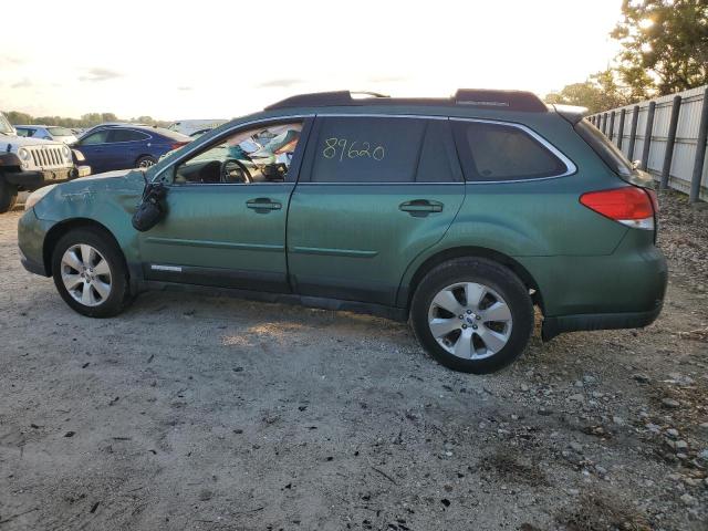 4S4BRDLCXC2220388 - 2012 SUBARU OUTBACK 3.6R LIMITED GREEN photo 2