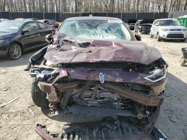 3FA6P0SU5HR268565 - 2017 FORD FUSION TITANIUM PHEV BURGUNDY photo 5