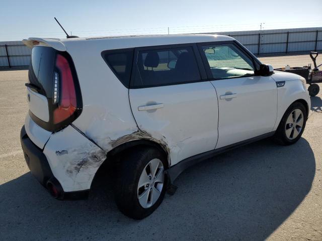 KNDJN2A21F7215436 - 2015 KIA SOUL WHITE photo 3