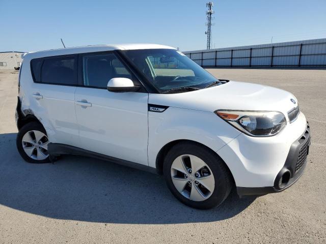 KNDJN2A21F7215436 - 2015 KIA SOUL WHITE photo 4