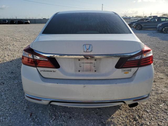 1HGCR2F36HA263648 - 2017 HONDA ACCORD LX WHITE photo 6