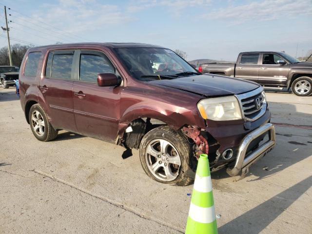 5FNYF4H59CB052287 - 2012 HONDA PILOT EXL MAROON photo 4