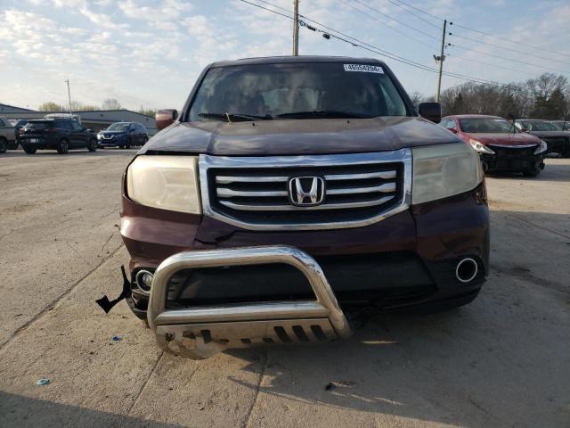 5FNYF4H59CB052287 - 2012 HONDA PILOT EXL MAROON photo 5