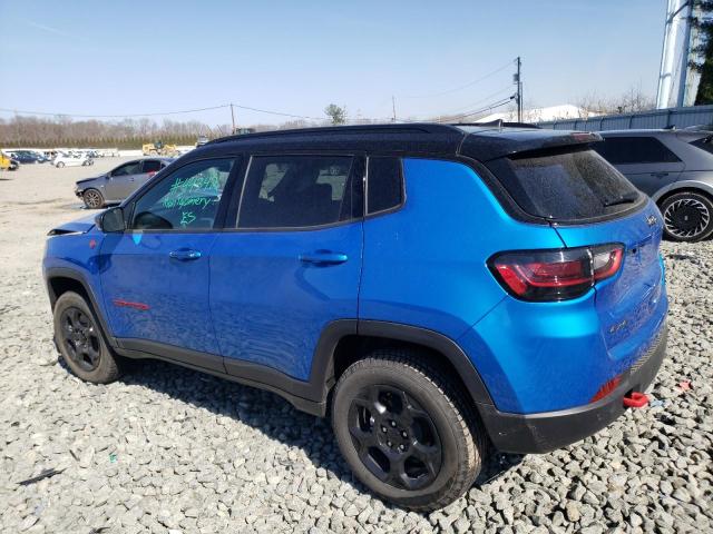 3C4NJDDN6PT519731 - 2023 JEEP COMPASS TRAILHAWK BLUE photo 2