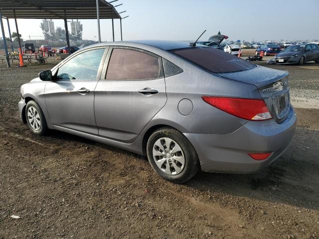 KMHCT4AEXFU863942 - 2015 HYUNDAI ACCENT GLS GRAY photo 2