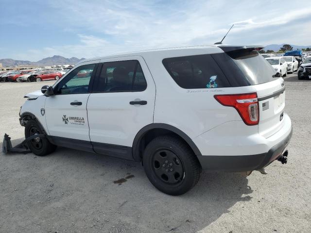 1FM5K8AR2EGB91006 - 2014 FORD EXPLORER POLICE INTERCEPTOR თეთრი ფოტო 2