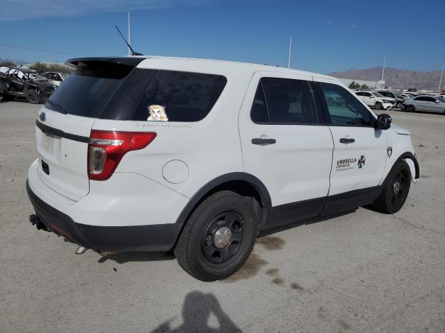 1FM5K8AR2EGB91006 - 2014 FORD EXPLORER POLICE INTERCEPTOR თეთრი ფოტო 3