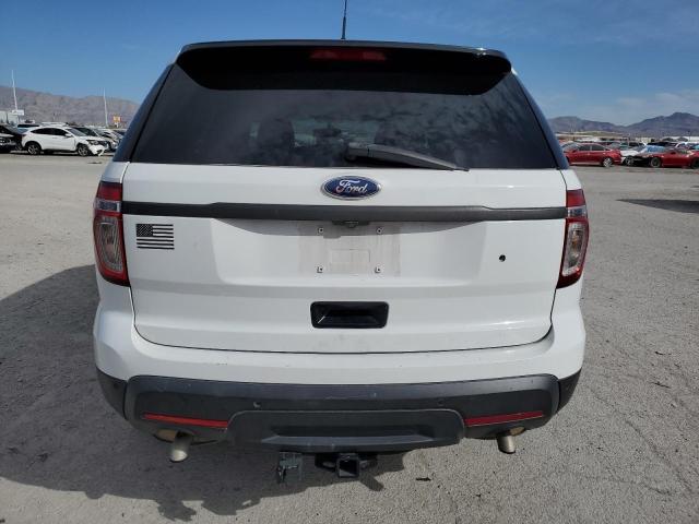 1FM5K8AR2EGB91006 - 2014 FORD EXPLORER POLICE INTERCEPTOR თეთრი ფოტო 6