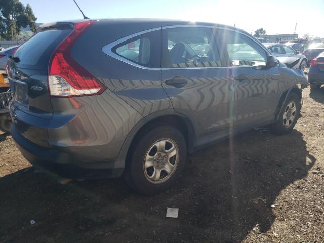 2HKRM4H39CH628535 - 2012 HONDA CR-V LX GRAY photo 3