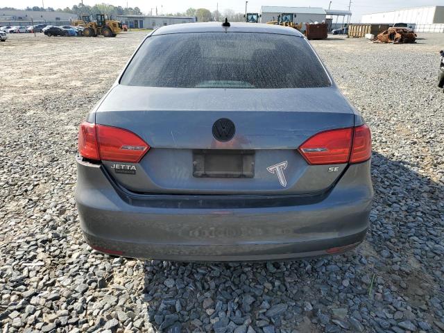 3VWD07AJ7EM362376 - 2014 VOLKSWAGEN JETTA SE GRAY photo 6