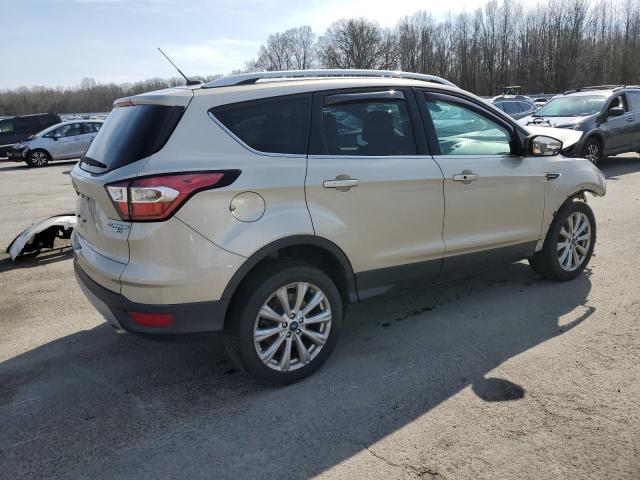 1FMCU9J95HUB91059 - 2017 FORD ESCAPE TITANIUM BEIGE photo 3