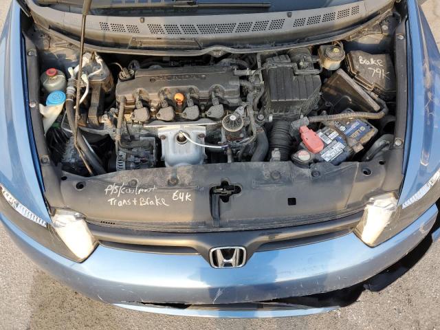 2HGFG12998H571857 - 2008 HONDA CIVIC EXL BLUE photo 11