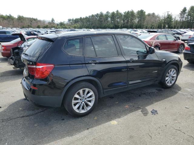 5UXWX9C54E0D32257 - 2014 BMW X3 XDRIVE28I BLACK photo 3