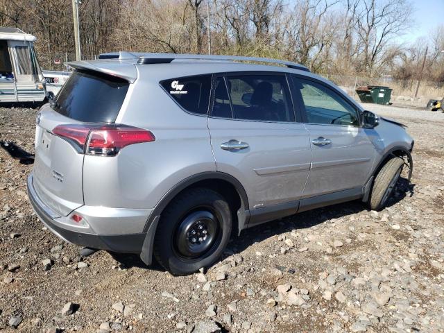 JTMDJREV1JD194362 - 2018 TOYOTA RAV4 HV LIMITED SILVER photo 3