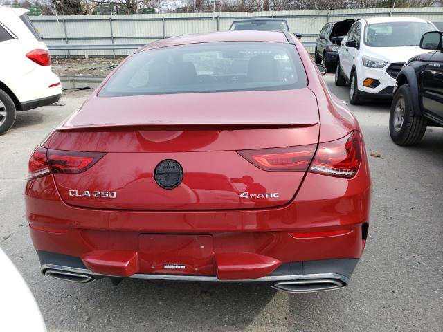 W1K5J4HB2MN177101 - 2021 MERCEDES-BENZ CLA 250 4MATIC RED photo 6