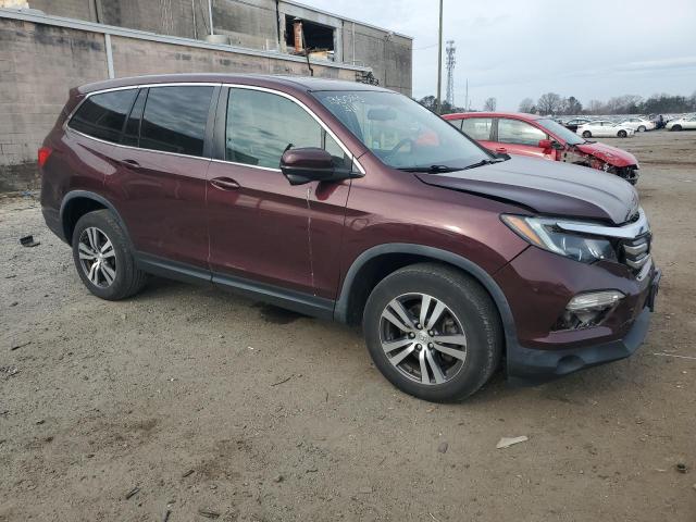 5FNYF6H57HB085565 - 2017 HONDA PILOT EXL BURGUNDY photo 4