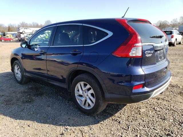 2HKRM4H56GH606080 - 2016 HONDA CR-V EX BLUE photo 2