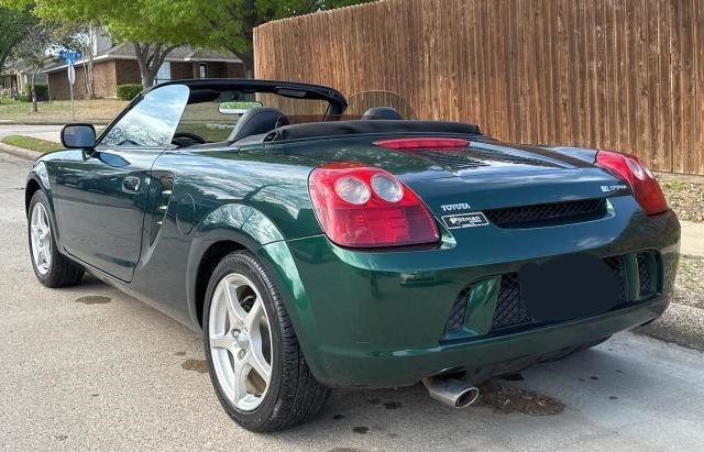 JTDFR320850070920 - 2005 TOYOTA MR2 SPYDER GREEN photo 3