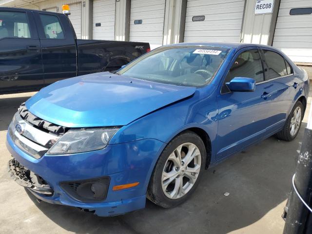 3FAHP0HA7CR167509 - 2012 FORD FUSION SE BLUE photo 1