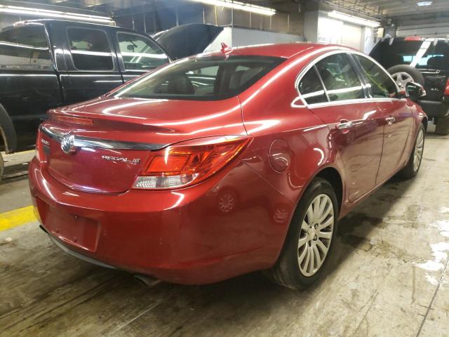 2G4GS5EV9C9213237 - 2012 BUICK REGAL PREMIUM RED photo 4