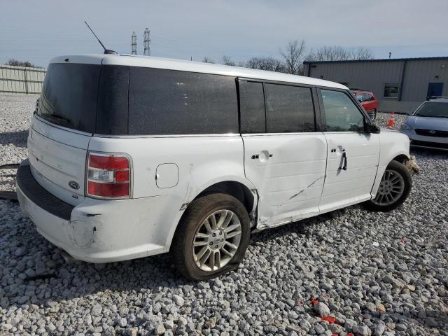 2FMHK6C89KBA04675 - 2019 FORD FLEX SEL WHITE photo 3