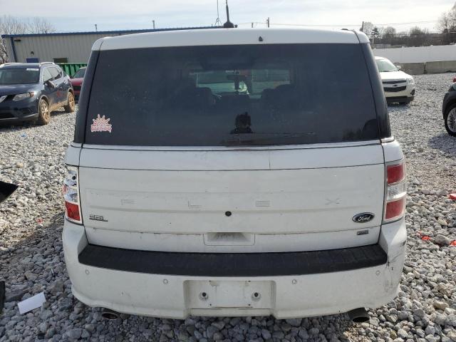 2FMHK6C89KBA04675 - 2019 FORD FLEX SEL WHITE photo 6