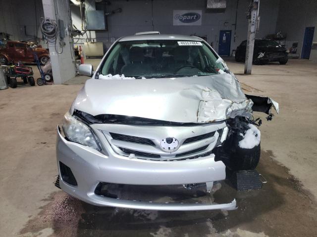 2T1BU4EE9BC658580 - 2011 TOYOTA COROLLA BASE SILVER photo 5