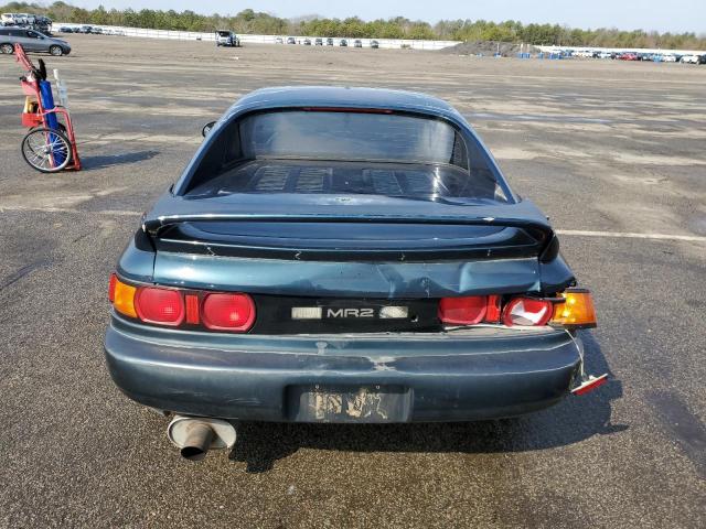 JT2SW21N9M0013700 - 1991 TOYOTA MR2 SPORT ROOF GREEN photo 6