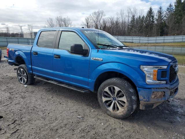 1FTEW1EP6KFA38459 - 2019 FORD F150 SUPERCREW BLUE photo 4