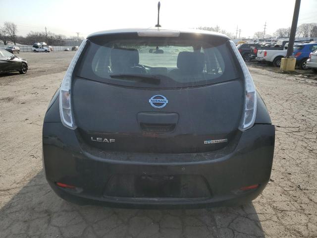 1N4AZ0CPXDC418966 - 2013 NISSAN LEAF S BLACK photo 6