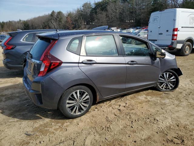 3HGGK5H8XFM704150 - 2015 HONDA FIT EX GRAY photo 3