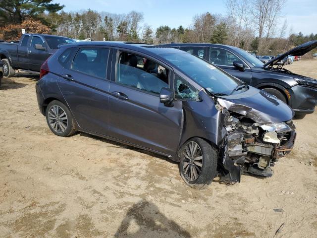 3HGGK5H8XFM704150 - 2015 HONDA FIT EX GRAY photo 4