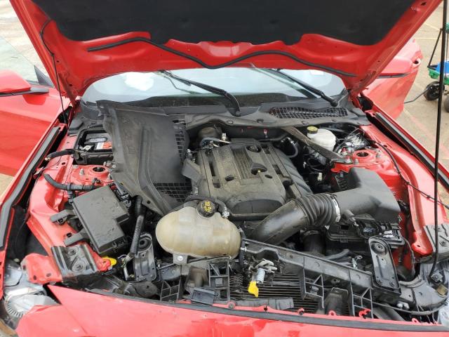 1FATP8UH1L5101567 - 2020 FORD MUSTANG RED photo 11