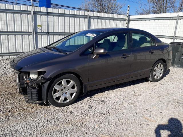 1HGFA16569L025689 - 2009 HONDA CIVIC LX GRAY photo 1