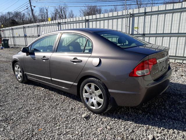 1HGFA16569L025689 - 2009 HONDA CIVIC LX GRAY photo 2