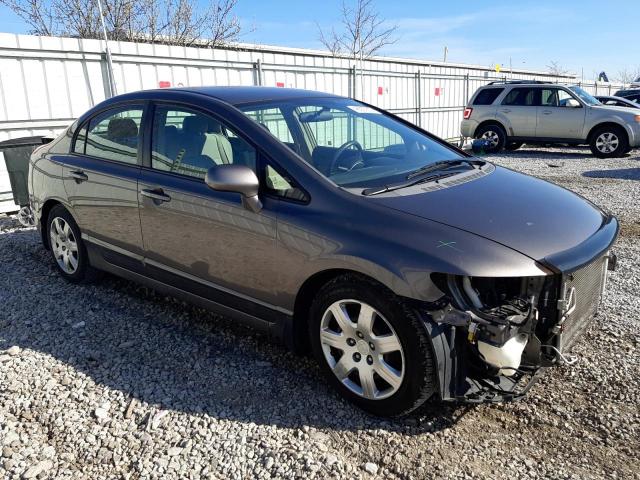 1HGFA16569L025689 - 2009 HONDA CIVIC LX GRAY photo 4