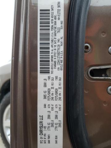 1D3HV13TX9S770120 - 2009 DODGE RAM 1500 BROWN photo 12