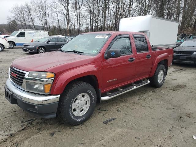 1GTDT136848217673 - 2004 GMC CANYON RED photo 1