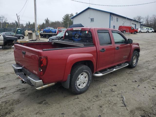 1GTDT136848217673 - 2004 GMC CANYON RED photo 3