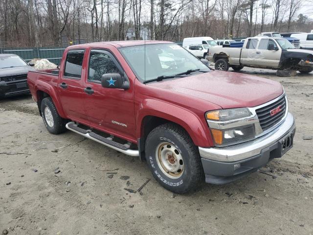 1GTDT136848217673 - 2004 GMC CANYON RED photo 4