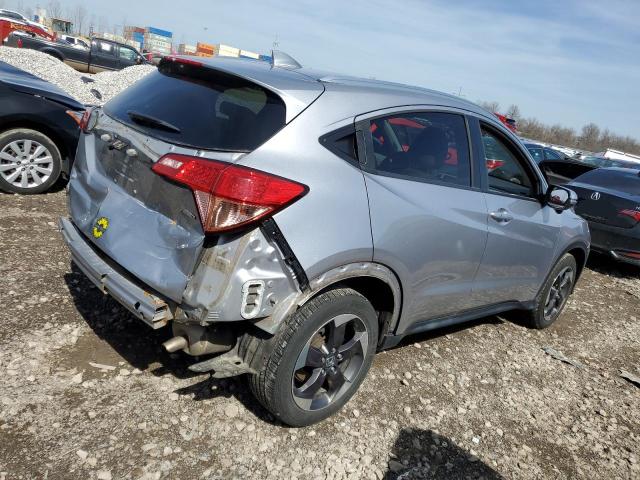 3CZRU6H74JM724153 - 2018 HONDA HR-V EXL SILVER photo 3