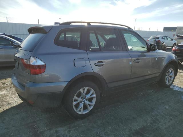 WBXPC7C44AWE53605 - 2010 BMW X3 XDRIVE28I SILVER photo 3